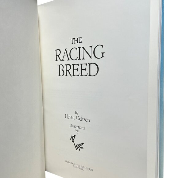 The Racing Breed By Helen Veltzen Hardcover Illustrated First Edition 1984 Thoro - Picture 5 of 7